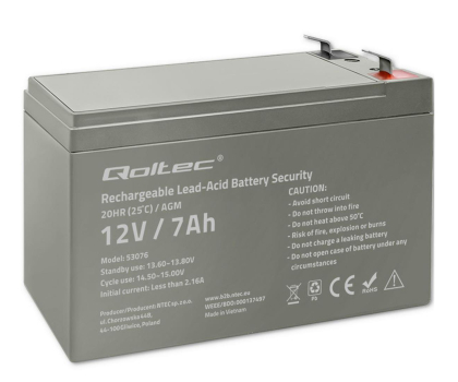 Akumulator do UPS Qoltec Akumulator AGM 12V 7Ah